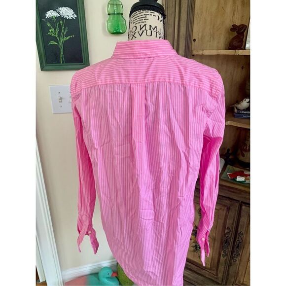 RALPH LAUREN BLACK LABEL – Pink Striped Tailored Shirt - Picture 6 of 7